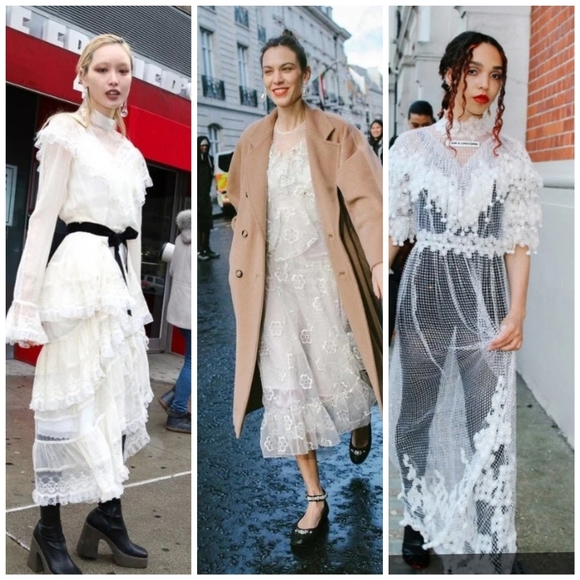 Lotus Threads Dress Micro Pleated Chiffon Maxi - Picture 2 of 8